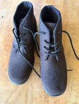 Vintage Talbots Brown Felt Lace-Up Ankle desert-style chukka women’s boots Photo 0