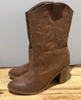 Mia Brown Cowgirl Boots Size 8.5 B30‎ Photo 0