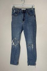 Abercrombie And Fitch Curve Love Mom Jean Distressed Size 26 2 Regular Photo 0