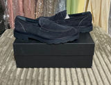 Good Man Shoes Good Man Brand Lexington Loafers In Navy Suede Photo 0
