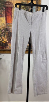 Striped Women's Pants Papercloth Liz Lange Size 12 Casual Summer Maternity Photo 0