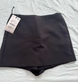 ZARA Black Mini Skirt with shorts Photo 0