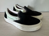 M3.5 W5 VANS Sneakers POP CUSH Slip On Skateboarding MINT GREEN BLK Photo 0