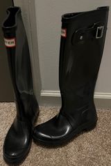 Hunter Rain Boots Tall Original Gloss Black Photo 0