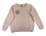 J.Crew Portsmouth NH Compass Graphic Sweatshirt Peach Cotton Terry AJ780 Women M Photo 0