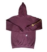 burgundy and gold hoodie with a sick front pocket π₯ Photo 0