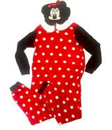 Disney Minnie Mouse‎ Women's Sleepwear PJ Costume Adult One Piece Hood Large Photo 0