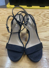 Sam Edelman Orchid Pumps Women's Size 7 Black Suede Preppy Stiletto Heels S60 Photo 0