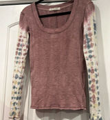 Free People We The Free Big Sur Tie Dye Long Sleeve‎ T-shirt S Photo 0