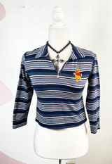 Vintage Winnie The Pooh Embroidered Top Sz XS Striped 90s Y2K 2000s Disney‎ Photo 0