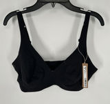 Skims Naked Plunge Bra Wireless Kim Kardashian Onyx Black Adjustable Size Medium Photo 0