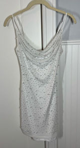 Windsor Catalina Rhinestone And Pearl Formal Mini Dress Size medium bridal Photo 0