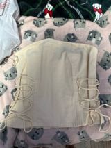 lone star strapless shirt White Size M Photo 0