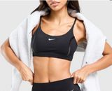 Black Nike Sports Bra Dri-Fit Medium Photo 0