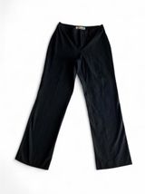 Old Navy Black Essential Stretch Straight Leg Dress Pants 6 Photo 0