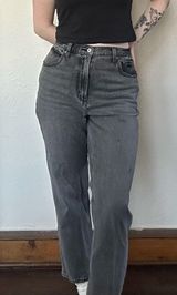 Abercrombie Curve Love High-Rise Ankle Straight Ultra Jeans Photo 0
