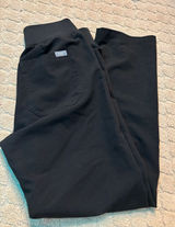 Figs Technical Collection High Waisted Livingston  Scrub Pants Black  XXS/P Photo 0