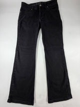 Wrangler Womens Bootcut Jeans Black Denim Mid Rise 5 Pocket Size 25x26 Photo 0