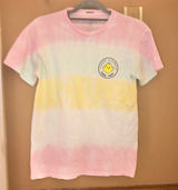 Simply Southern Happy Easter chick‎ gnomes tie dye shirt pink size small Photo 0