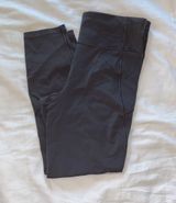 Lululemon Dark Gray Cropped Leggings Photo 0