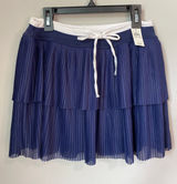OFFLINE by Aerie Blue Pleated Tiered Tennis Skort Size Medium NWT Photo 0