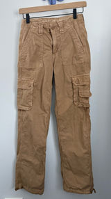 American Eagle 00 Baggy Joggers Cargo Skater Tan Streetwear Y2K Utility Photo 0