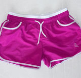 Contrast Trim Dolphin Retro Y2K Running Shorts - Size Small - Pink Photo 0