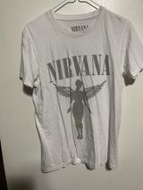 Nirvana Vintage concert Tee White Size M Photo 0