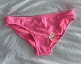 Pink Ribbed Aerie Bikini Bottoms Photo 0