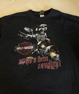 Santa Harley Davidson graphic tee  Photo 0