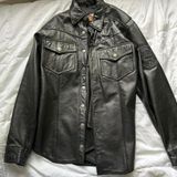 Harley Davidson Rare‎ 100% Leather Motorcycle Biker Jacket Medium Photo 0