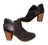 DOLCE‎ VITA DV8 Shai Women’s Suede & Snakeskin Heeled Ankle Boot size 11 Photo 0