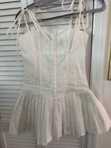 Edikted Mini Dress White never used with tags xs Photo 0