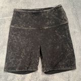 PINK Victoria's Secret Black Acid Wash Bike Shorts Photo 0