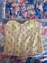 Floral Corset Top Multiple Size M Photo 0