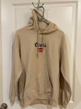 Coors Banquet Beige Graphic Hoodie (Size M) Photo 0