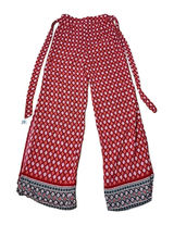 Cider wide leg pants geometric print high‎ waist palazzo Small Photo 0