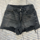 American Eagle Shorts Jean Stretch Black Denim  Photo 0