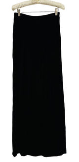 Patra Vintage 90s Velvet Long Maxi Black Skirt Whimsigoth‎ Vamp Witchy USA READ Photo 0