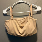 Gap GapBody Convertible Strapless Bandeau Bralette Size Large Nude Tan Multi Way Bra Photo 0