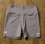 NWOT Municipal Women's 4AM Club Biker Shorts Purple Size Medium Photo 0