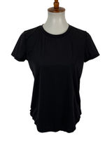 Zyia‎ Medium Black Activewear Top Short Sleeve Gym Fitness Athleisure Photo 0