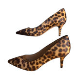 Nine West Leopard Print Calf Hair Stiletto Pumps Women's Size 8.5M Photo 0