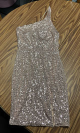 Rose Gold Sequin Altar'd State Dress Photo 0