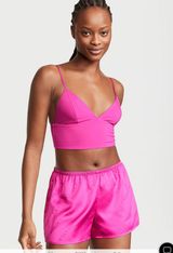 Victoria's Secret Cami And Satin Short Set Photo 0