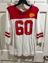 Kansas City Chiefs Women's 3/4 Sleeve Shirt Size XL Photo 0