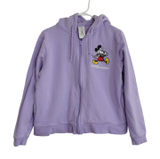 Disney Parks Walt Disney World Mickey Mouse Zip Up Hoodie Purple Women Large Photo 0