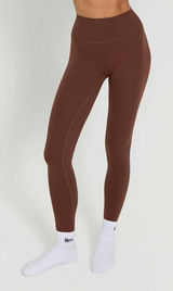 Fern‎ Fitness Core High Waisted Leggings Espresso Brown Womens Small Activewear Photo 0