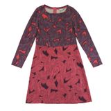 Boden Paisley Print Long Sleeve‎ Cotton Dress Womens 4 Casual Photo 0