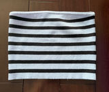 Edikted blue and black striped tube top Photo 0